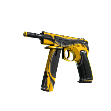 StatTrak™ CZ75-Auto | Yellow Jacket  (Well-Worn)