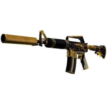 M4A1-S | Golden Coil  (Well-Worn)