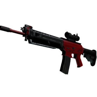 SG 553 | Candy Apple  (Field-Tested)