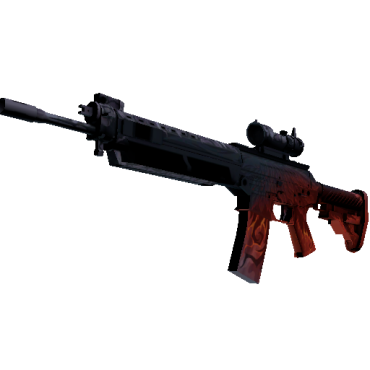 StatTrak™ SG 553 | Darkwing  (Minimal Wear)