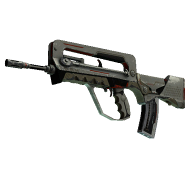 StatTrak™ FAMAS | Mecha Industries  (Battle-Scarred)