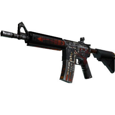 M4A4 | Hellfire  (Battle-Scarred)